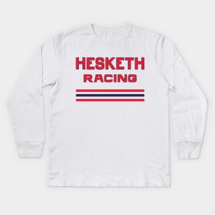 Original 1974 Hesketh Racing Grand Prix team emblem Kids Long Sleeve T-Shirt